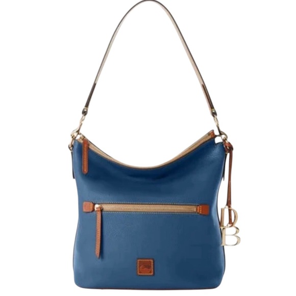 Dooney and Bourke Pebble Leather Crossbody with Dust Bag NWT - Picture 2 of 7